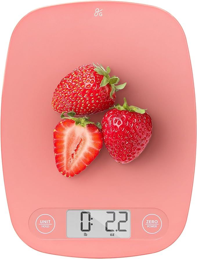 Greater Goods Essential Kitchen Scale, Plastic, Digital Kitchen Scale and Food Prep Scale, Design... | Amazon (US)