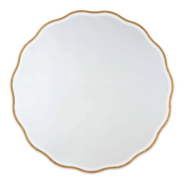 Golden Wave Round Mirror | Cailini Coastal