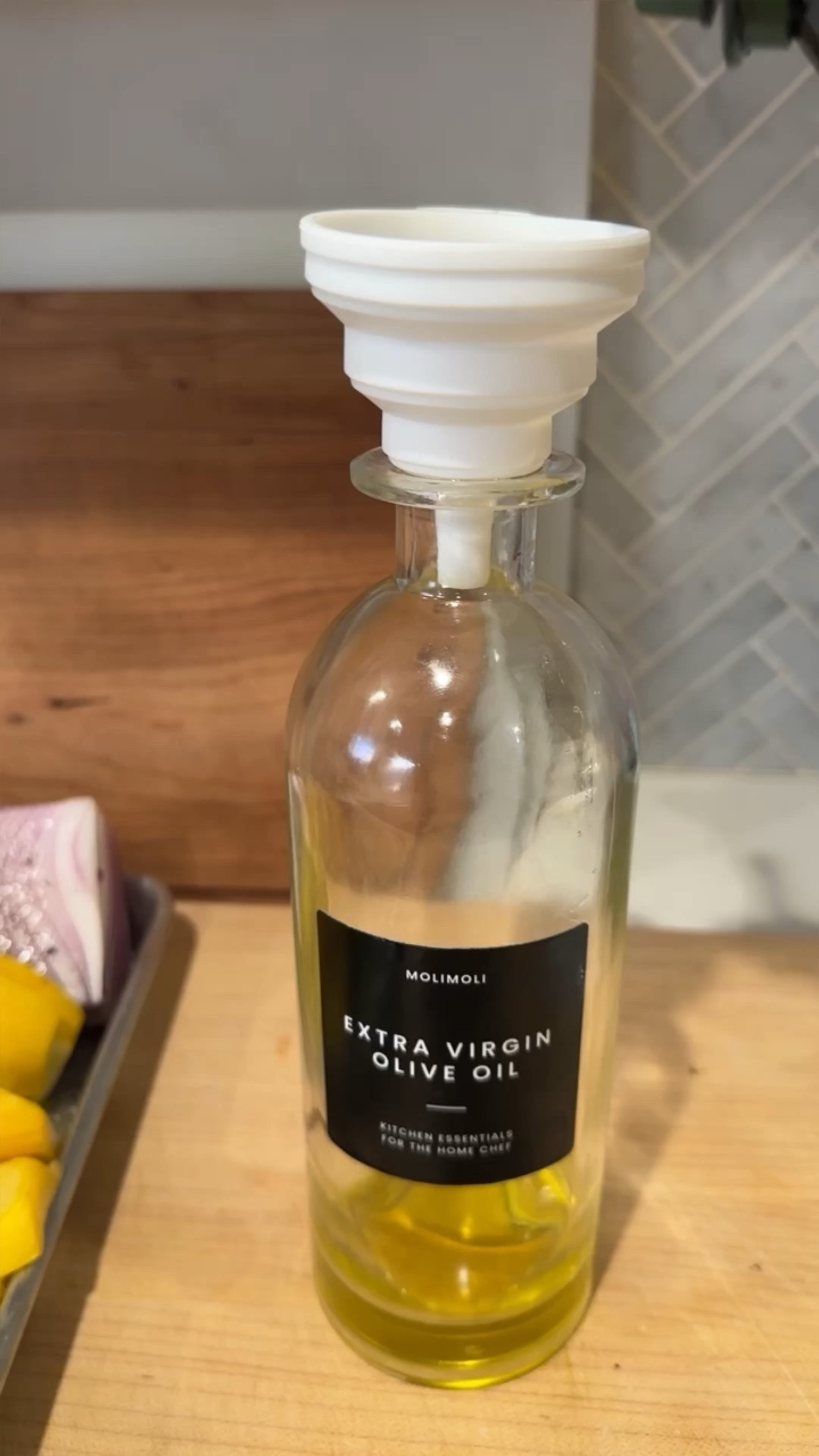 Oil and Vinegar Dispenser with Metal Pour Spout, Weighted Pourer, Glass Bottle Dispenser for Kitchen, Olive Oil Cruet, Glass Olive Oil Bottle, Refillable oil dispenser, kitchen tools 

#LTKhome