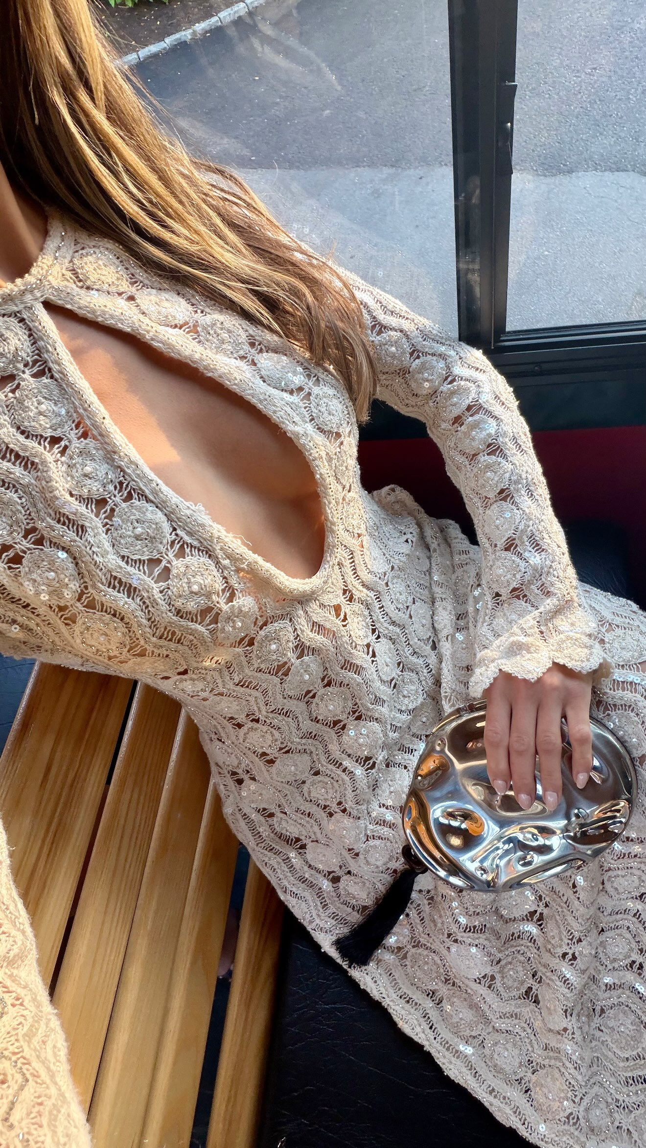 Love this crochet dress. Could wear as a coverup! 

 #LTKootd