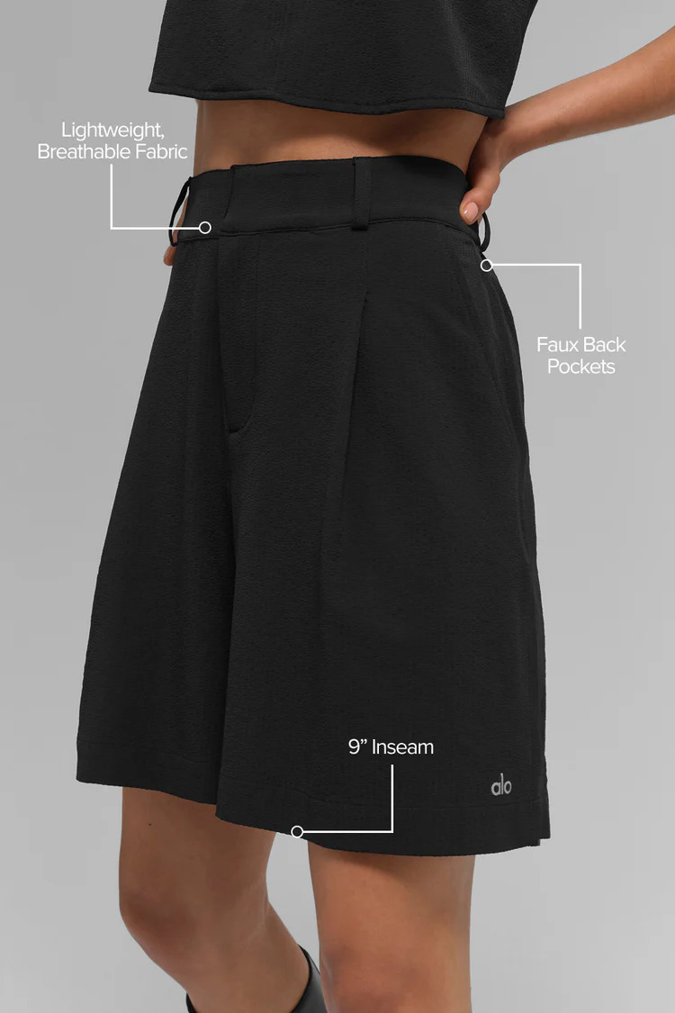 High-Waist Dreamscape Short - Black | Alo Yoga (US)