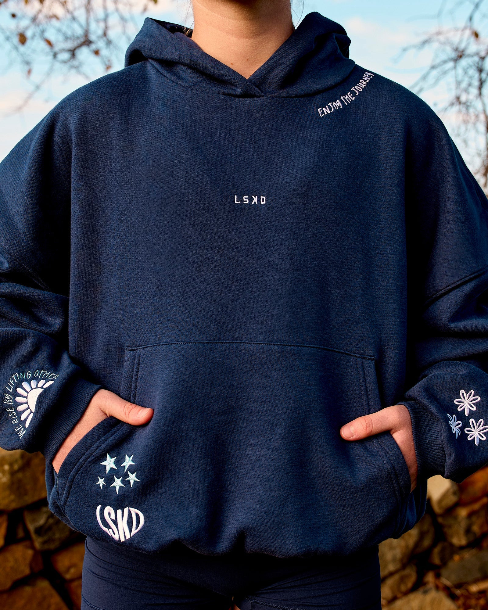 Zola Oversized Hoodie - Future Navy | LSKD | LSKD