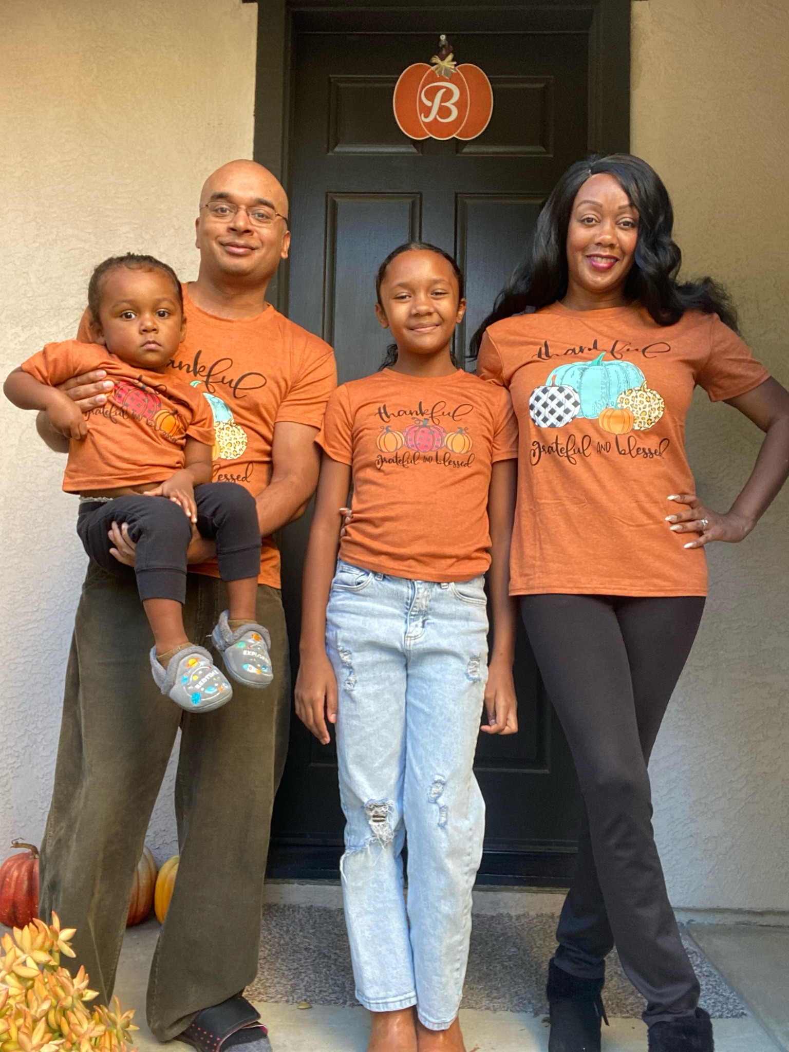 Matching family thankful-grateful-blessed shirts. 🧡

#LTKFind #LTKSeasonal #LTKfamily