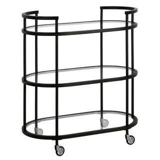(Brand Rating: 4.5/5)Leif Blackened Bronze Round Bar Cart(7)Questions & Answers (2) | The Home Depot