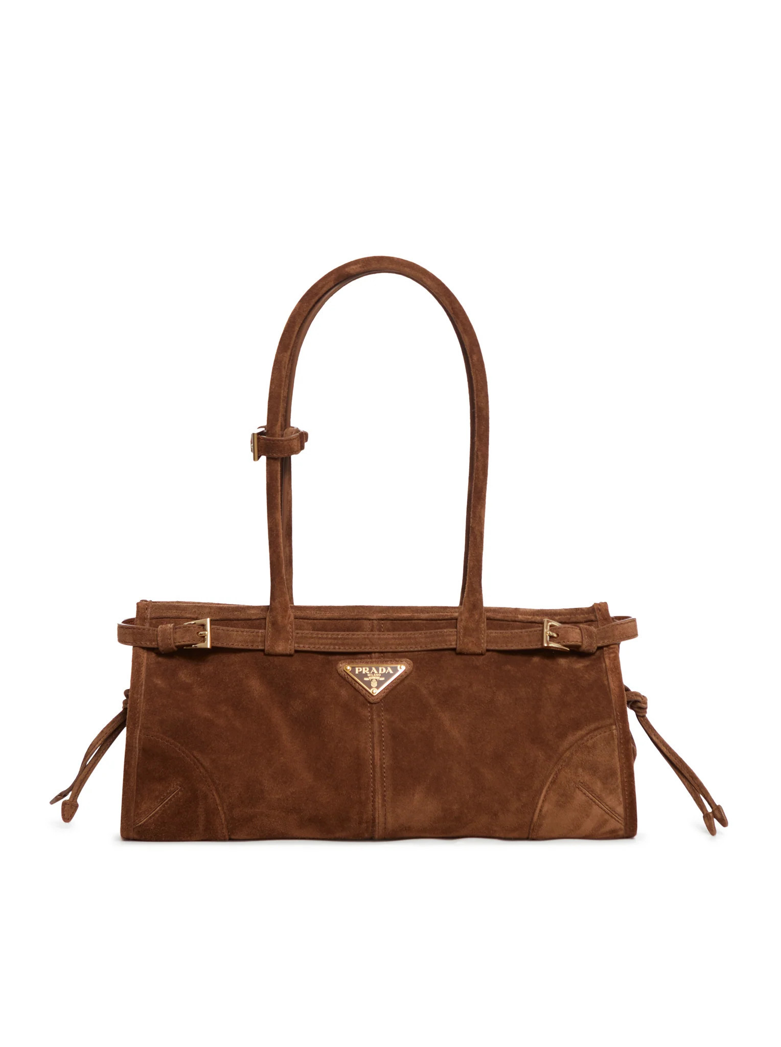MEDIUM SUEDE HANDBAG - Prada - Woman | Suitnegozi INT