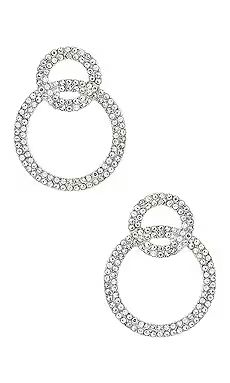 Amber Sceats x REVOLVE Rhinestone Hoops in Silver from Revolve.com | Revolve Clothing (Global)