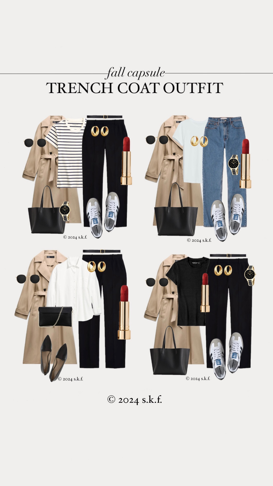 Classic trench coat outfits from my fall capsule! 

#falloutfits #falltrends #casualchic

#LTKSeasonal #LTKFallSale #LTKStyleTip