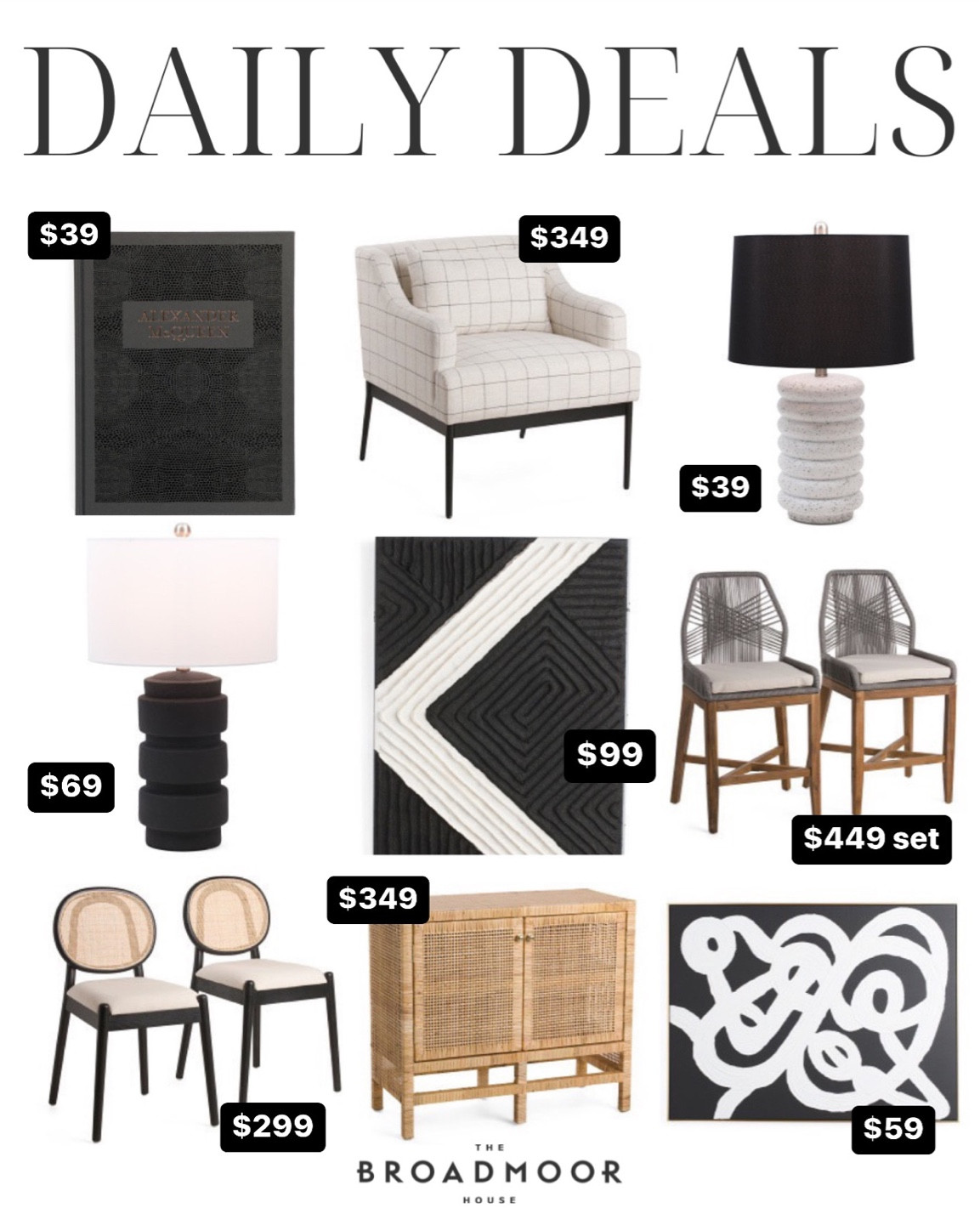 T.J. Maxx, Marshalls and HomeGoods has really great prices and deals and so many items! These are some of my favorite Deals that they have going on right now!

Coffee table styling, living room, furniture, modern furniture, modern home, transitional, farmhouse, Serena and Lily inspired,  home decor, white decor, table, lamp, bedroom, furniture, bedroom, lamp, dining furniture, outdoor furniture, rope chair, rope stall, came furniture, mid century, modern, black lamp, Kelly Wearstler, inspired lamp, designer, inspired 


#LTKhome #LTKsalealert #LTKstyletip