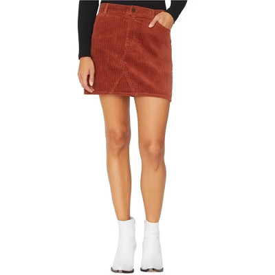 Sanctuary Clothing Womens Ryan Corduroy Skirt, spice, 30 | Target