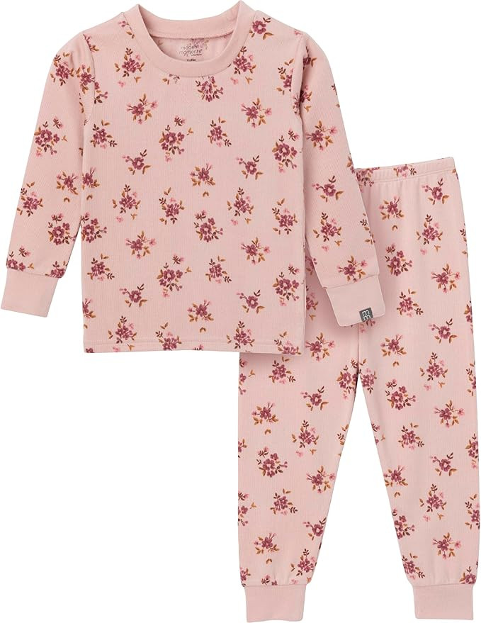 Modern Moments by Gerber unisex-baby Hacci Snug Fit 2-piece Pajama Set | Amazon (US)