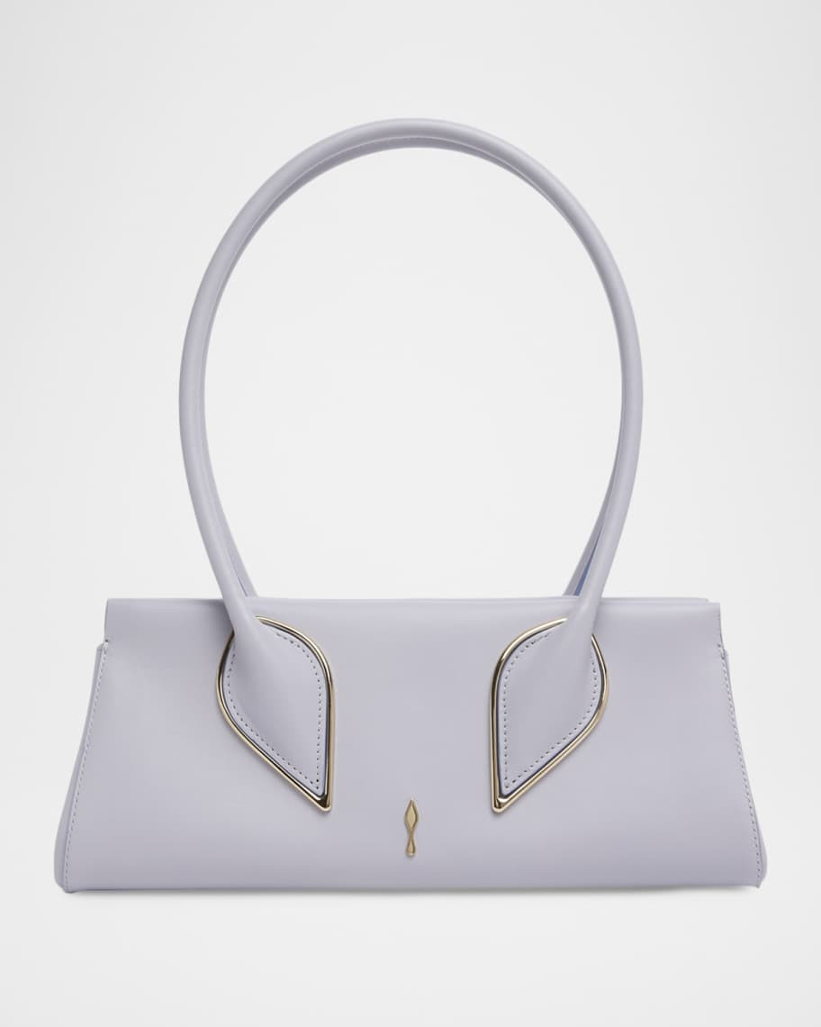 Christian Louboutin Venus Calf Leather Baguette Shoulder Bag | Neiman Marcus
