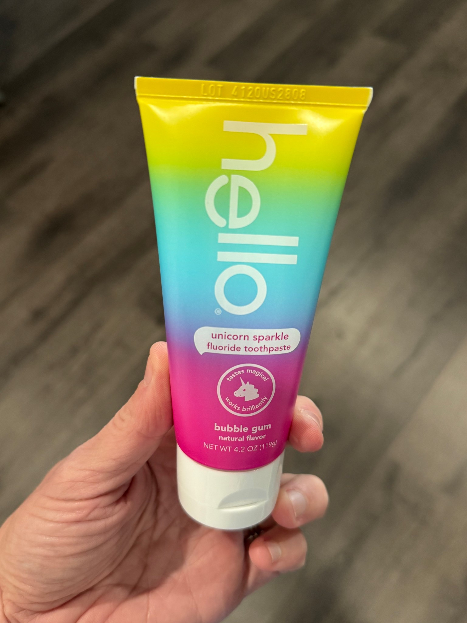 Clean toothpaste! 🦄 so cute for kids ✨