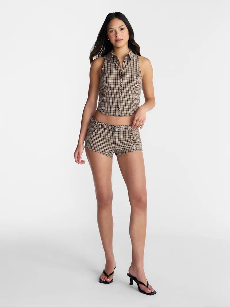 No Boundaries Zip Front Vest, Women\u2019s XXS-XXL | Walmart (US)