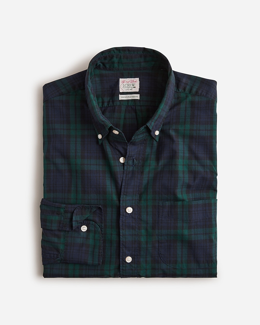 Slim Untucked Secret Wash cotton poplin shirt | J. Crew US