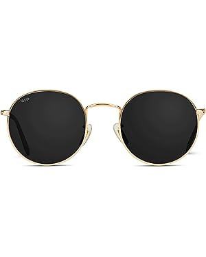 WearMe Pro - Reflective Lens Round Trendy Sunglasses | Amazon (US)