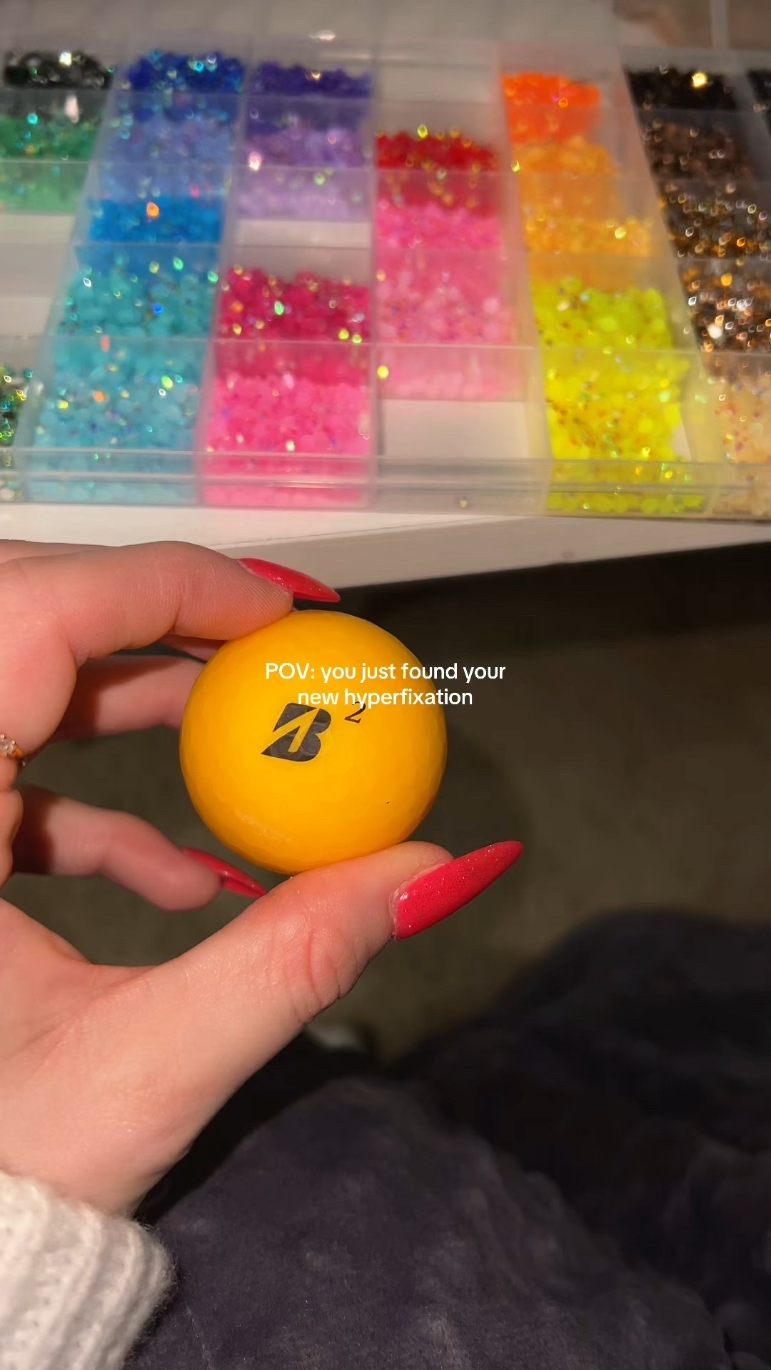 I'm obsessed
#bedazzle #thingstobedazzle #golfball #craftideas #easycrafts