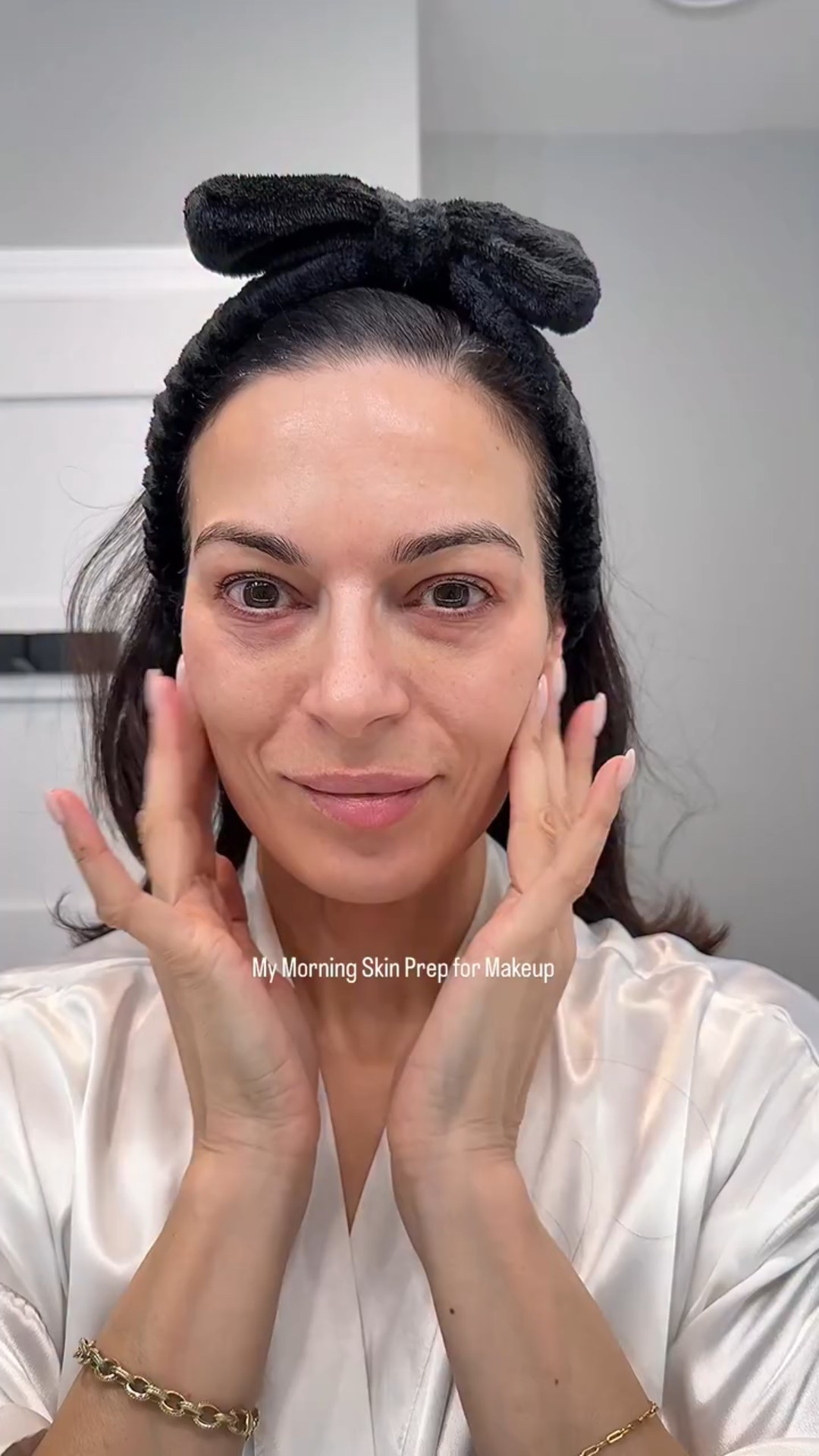 My morning skin prep is my real makeup secret 💫 I start with AHA pads to smooth, a hit of Vitamin C for glow, growth factor serum for that firm bounce, eye masks to wake me up, moisturizer to lock it all in—and of course, sunscreen always. The glow starts before the makeup. 

#LTKBeauty