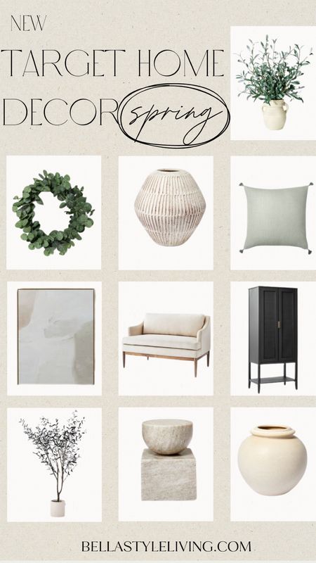 Target Spring home decor finds | wreath | Studio McGee | sofa | plants 

#LTKhome #LTKFind #LTKfamily