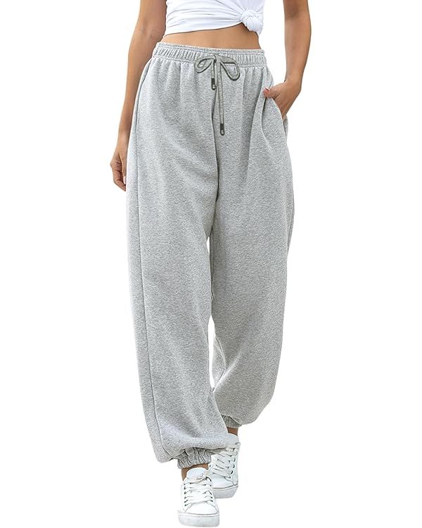 Gvraslvet Cinch Bottom Sweatpants for Women with Pockets | Amazon (US)