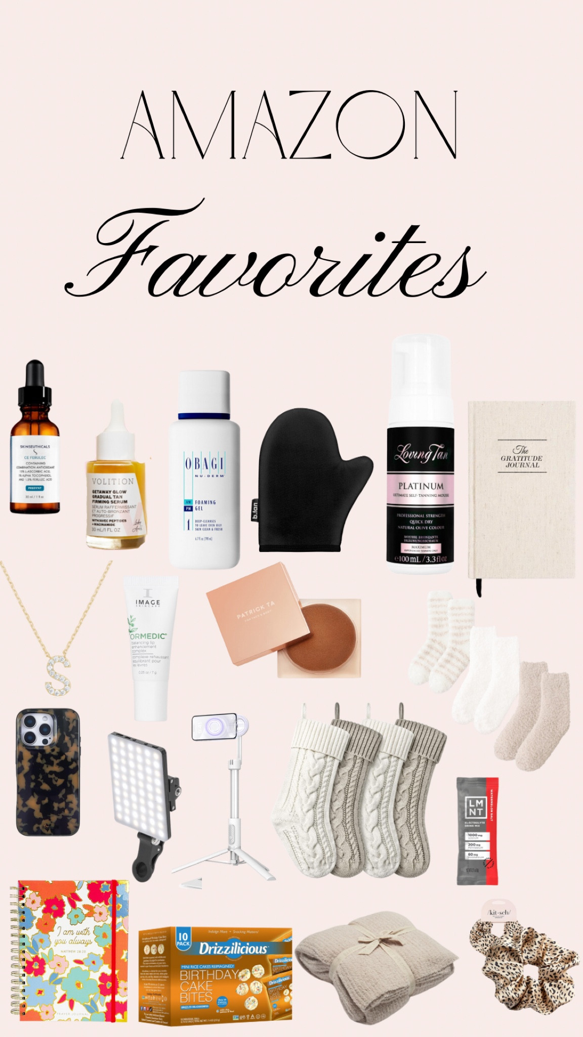 My must have Amazon favorites! I use most of these items daily and always repurchase 🤍
