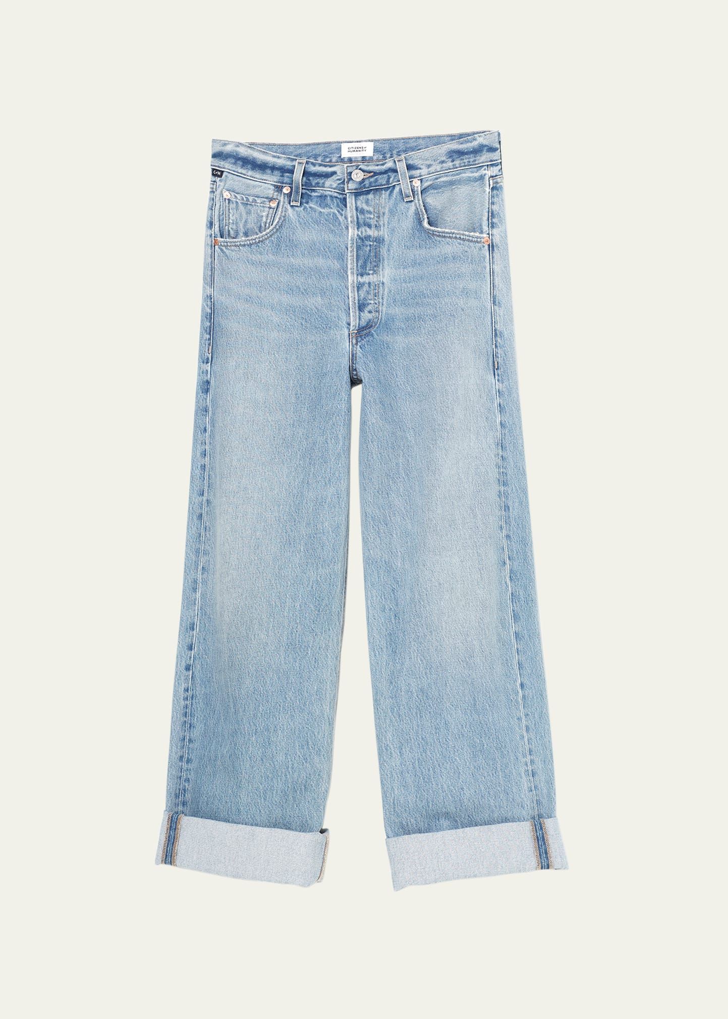 Citizens of Humanity Ayla Baggy Cuffed Cropped Jeans | Bergdorf Goodman