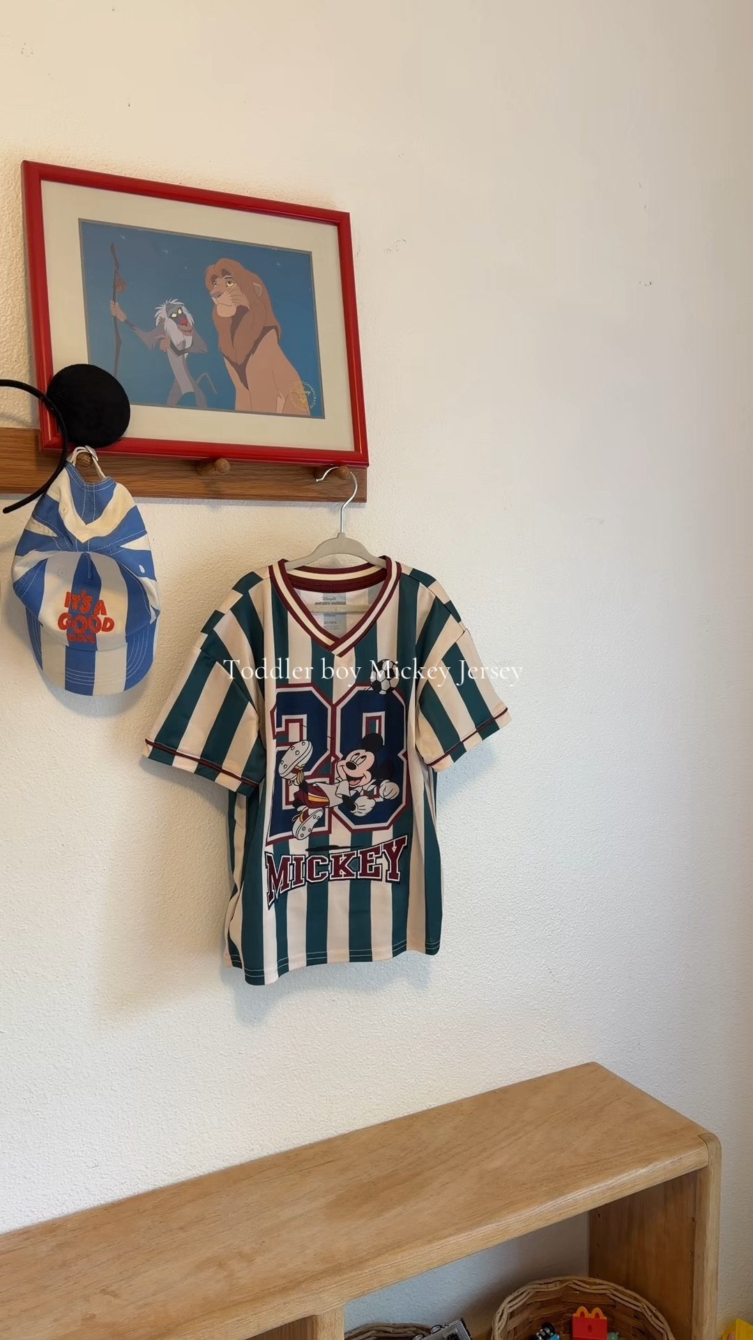 The cutest little boys Mickey Jersey from Walmart  

#LTKKids