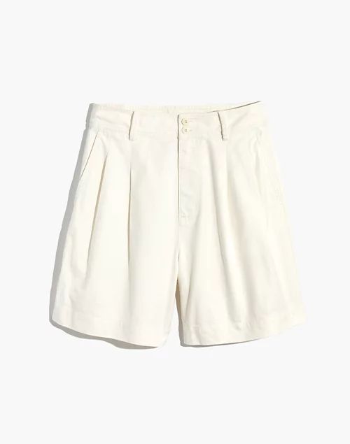 Pleated Mid-Length Shorts | Madewell
