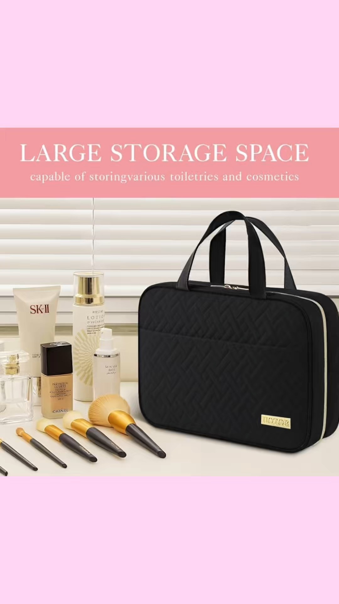 Toiletry Bag w/Hanging Hook - Spacious Toiletry Bag for Women & Men, Makeup Bag/Big Comparment, Waterproof for Travel Essentials. Sale priced  

#LTKBeauty #LTKSaleAlert #LTKTravel