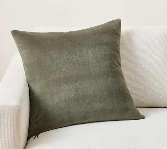 Icon Velvet Pillow | Pottery Barn (US)