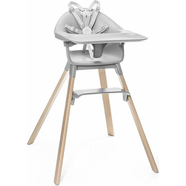 Stokke® Clikk™ High Chair, Cloud Grey | Maisonette