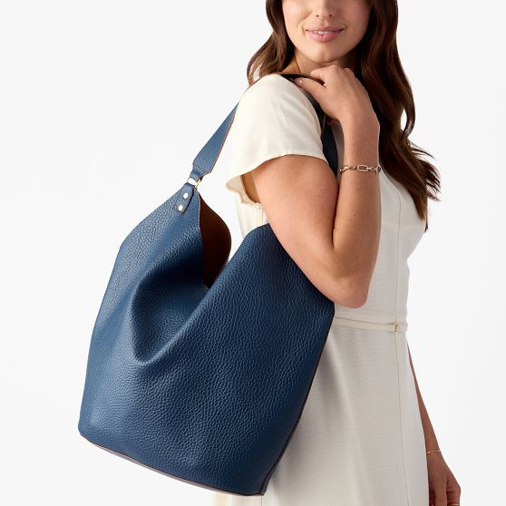Bianca Italian Leather Tote | Mark and Graham