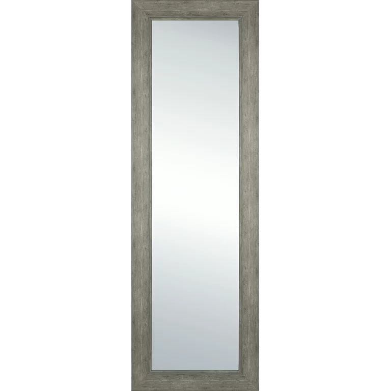 Mainstays Full-Length Rectangular Mirror, 17Inx53In, Rustic Grey | Walmart (US)