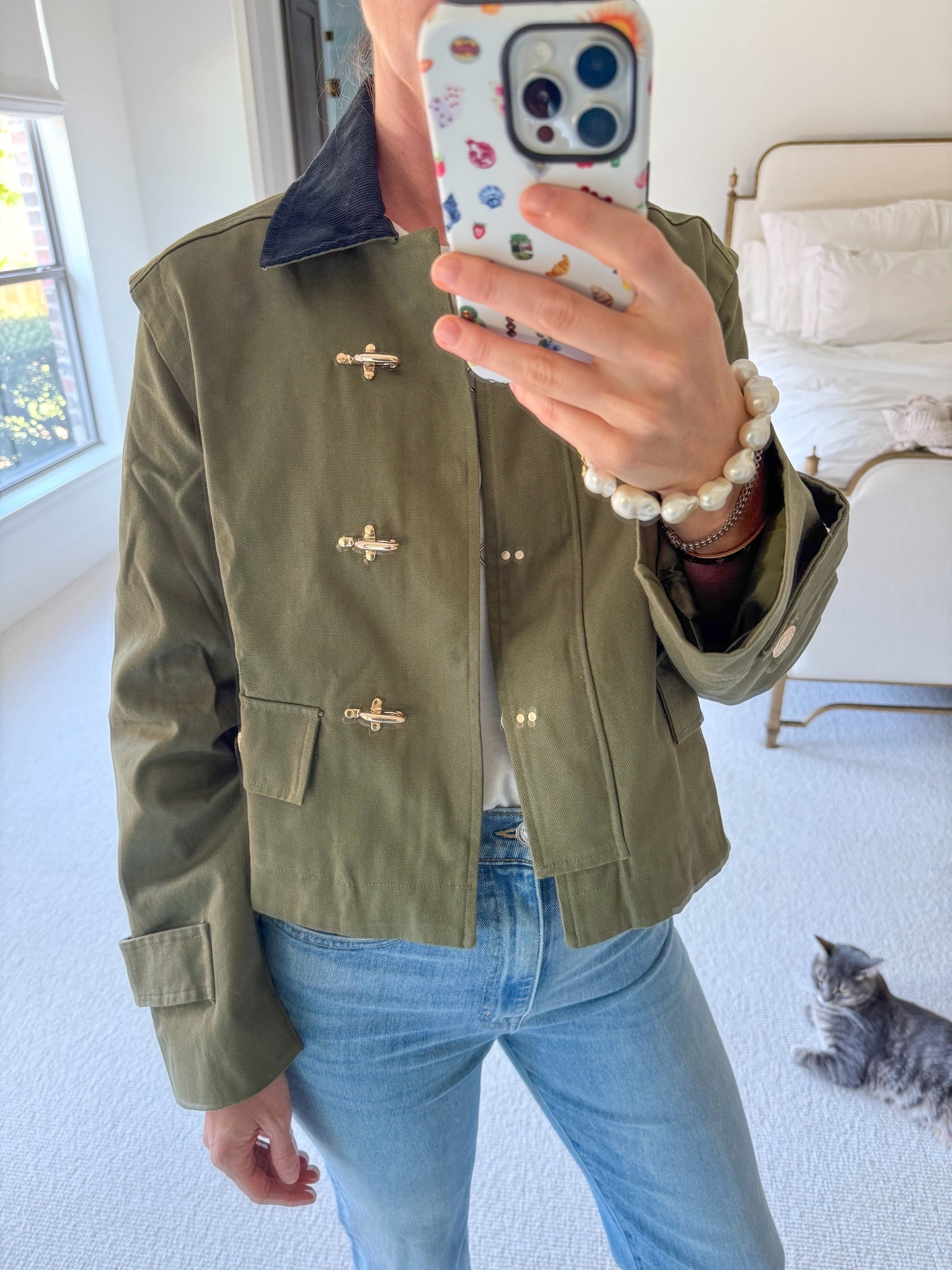 Olive green barn jacket #hillhouse

#LTKSeasonal