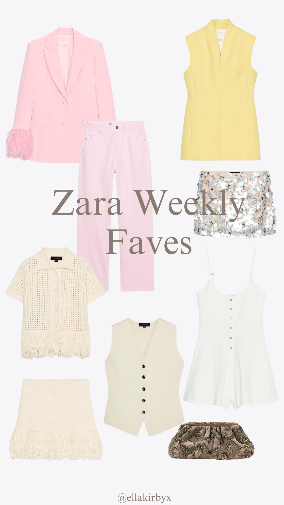 My Zara weekly picks 🎀

Summer outfit / Spring / Knit set/ Blazer / Jumpsuit / Waistcoat / Outfit inspo  

 #LTKuk #LTKAroundTheWorld #LTKsummer