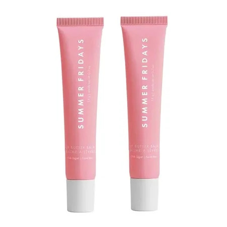 LYOJIEP Summer Fridays Lip Butter Balm - Instant Shine Lip Balm - Hydration Sheer Tinted Soothing Lip - Conditioning Lip Care Pink 2 | Walmart (US)