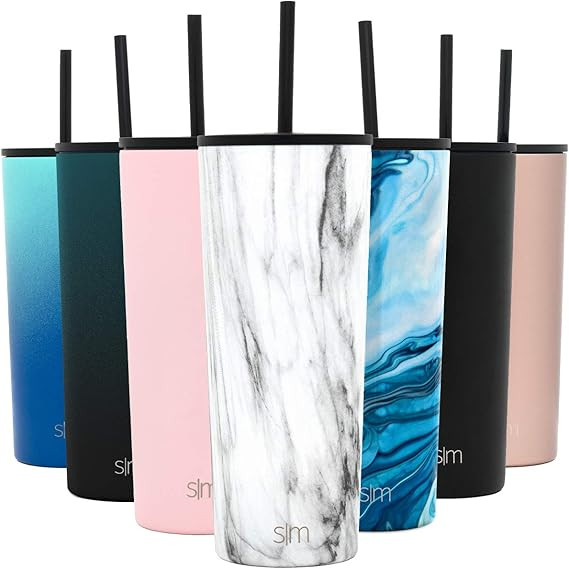 Simple Modern Insulated Tumbler Cup with Straw Lid and Flip Lid | Reusable Stainless Steel Water ... | Amazon (US)