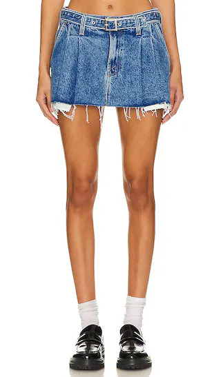 The Pleated Nibbler Mini Skirt in Dine N' Dash | Revolve Clothing (Global)