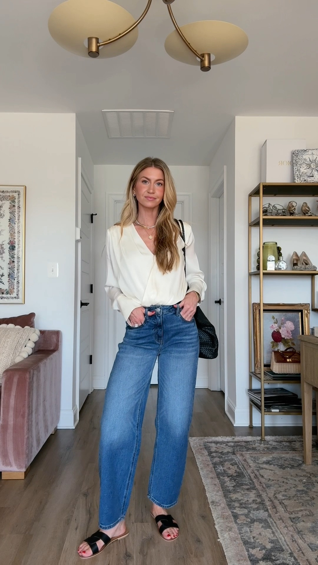 Loving this head to toe @Quince look perfect for a night out. #QuincePartner

Top runs TTS, wearing a S
Jeans run TTS, wearing a 25 in wash Atlantic Blue
Sandals run TTS, wearing an 8

#LTKdatenight #LTKstyle

#LTKgrwm #LTKootd #LTKSeasonal