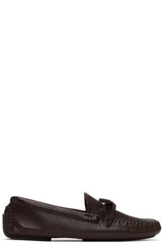 Brown Lucca Loafers | SSENSE