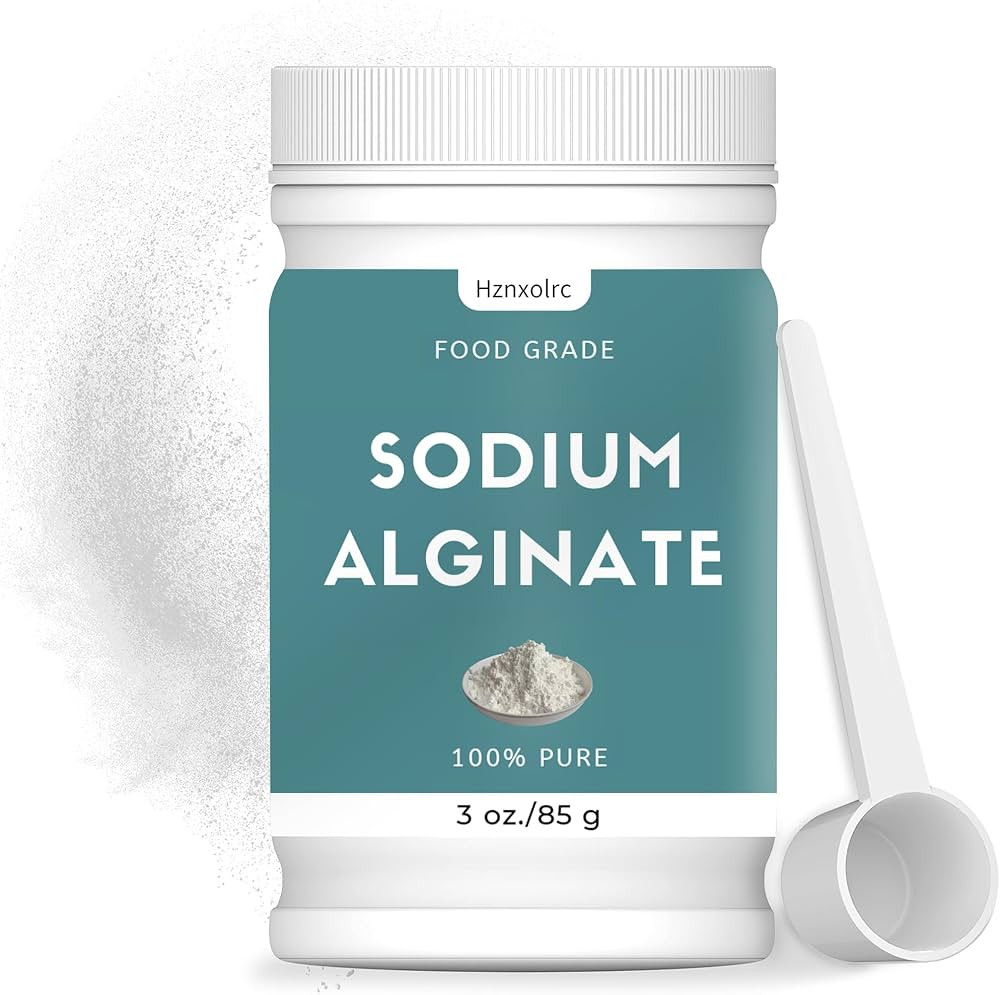 3 oz Sodium Alginate Powder, Pure Sodium Alginate Powder Perfect for Making Luxurious Caviar Sphe... | Amazon (US)