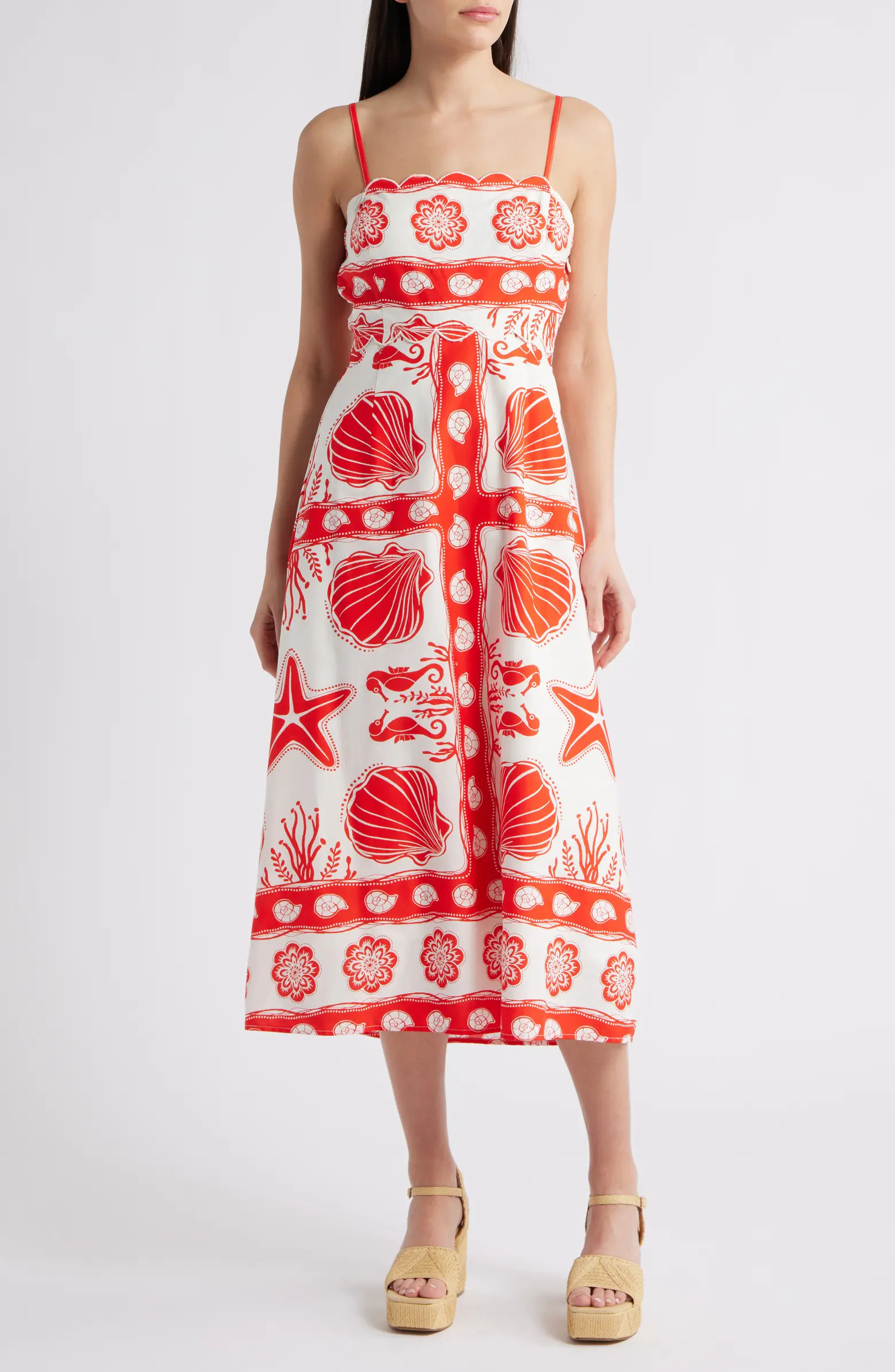 Floral Print A-Line Dress | Nordstrom