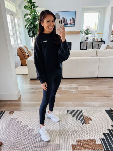 My One Lux 7/8 Nike Legging is 40% off at Nordstrom! My favorite leggings to wear for activewear and lounging! Wearing XS and it’s TTS. Buttery soft, fits my body like a glove and has hidden pockets to store your belongings! Linking similar crewnecks and Nike sneakers. 

#LTKstyletip #LTKfit #LTKsalealert
