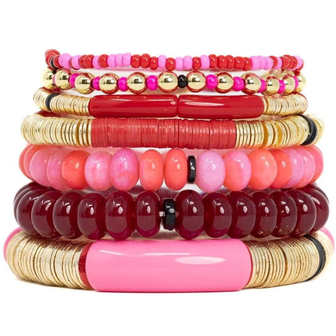 Sassy Santa Bracelet Stack | Allie + Bess