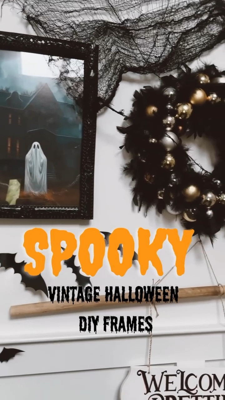 Check out the spooky vintage diy Halloween frames I made! I like to skip fall decor and go straight to Halloween 👻 

#LTKHome #LTKSeasonal #LTKFindsUnder50