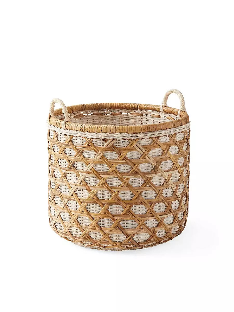 Sag Harbor Rattan Basket | Serena and Lily