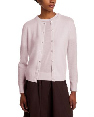 100% Cashmere Crewneck Cardigan Sweater - Exclusive | Bloomingdale's (US)