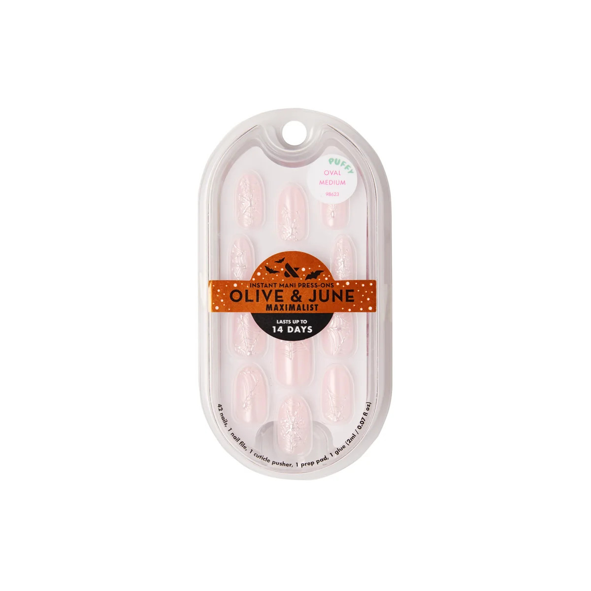 Candy Chrome Spiderwebs - Press-On | Medium | Oval | Olive & June