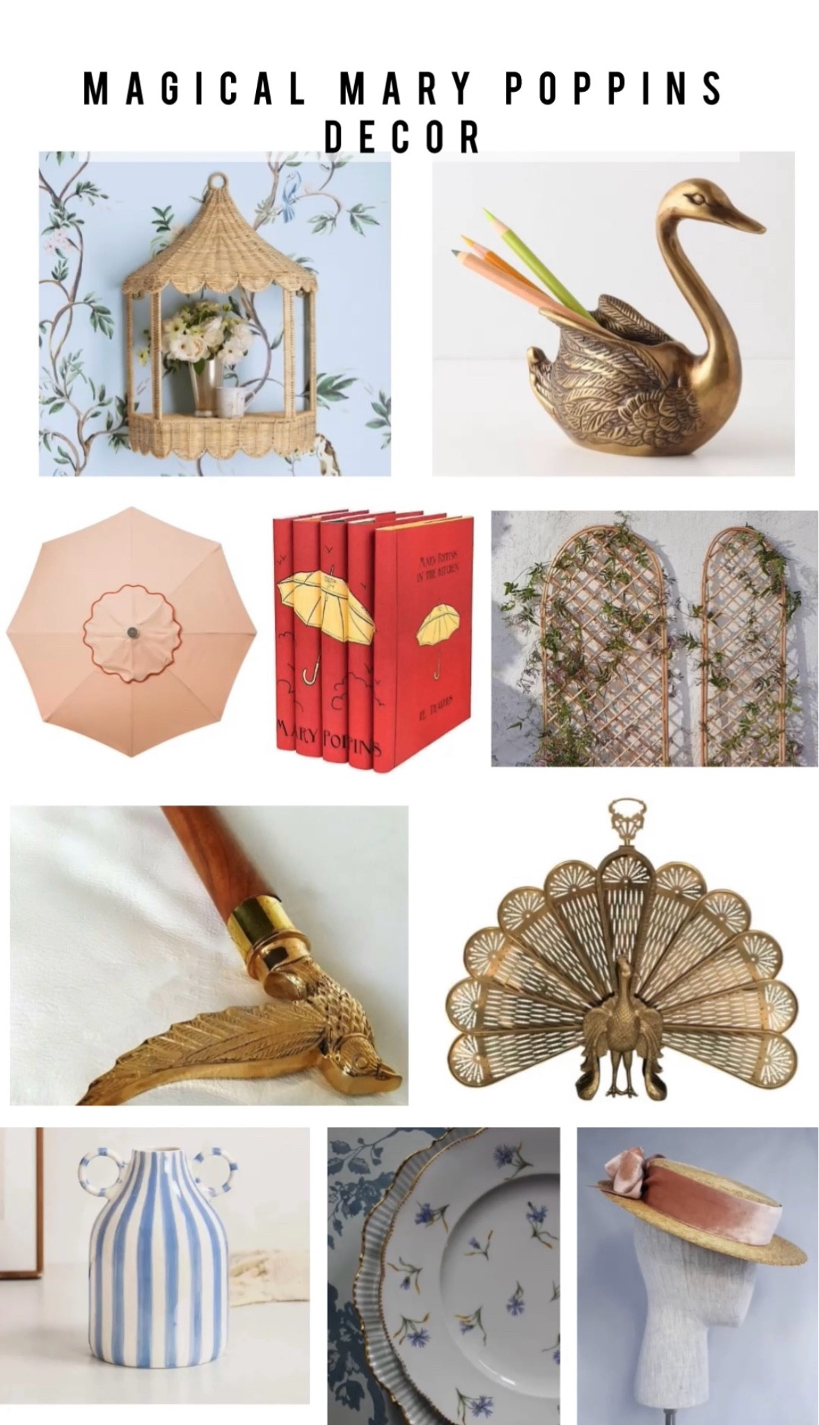 Here’s how I would put together a Mary Poppins home design! Part 4 whimsy Mary Poppins decor 

#LTKHome