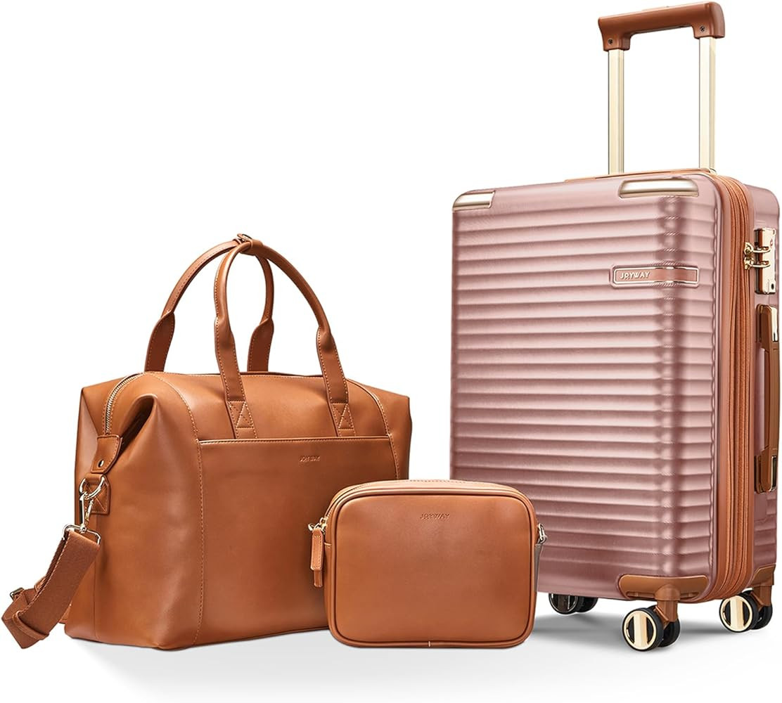 Joyway Carry on Luggage Sets, Expandable Hard Shell Carry-on Suitcase with Spinner Wheels, Lightw... | Amazon (US)