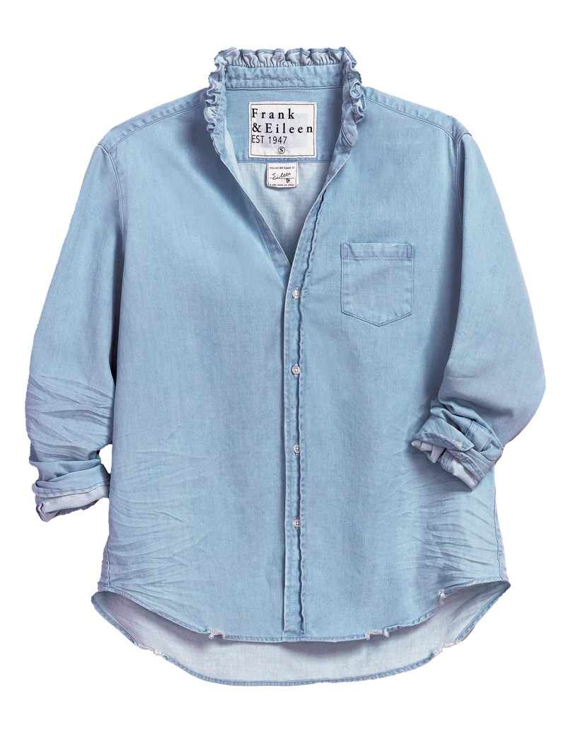 EILEEN RUFFLE Classic Blue Wash, Famous Denim | Frank & Eileen